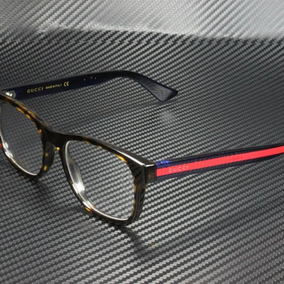 Gucci Black Red 53mm Eyeglasses - Picture 1 of 3